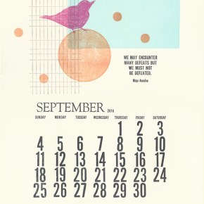 Making the 2016&nbsp;Calendar